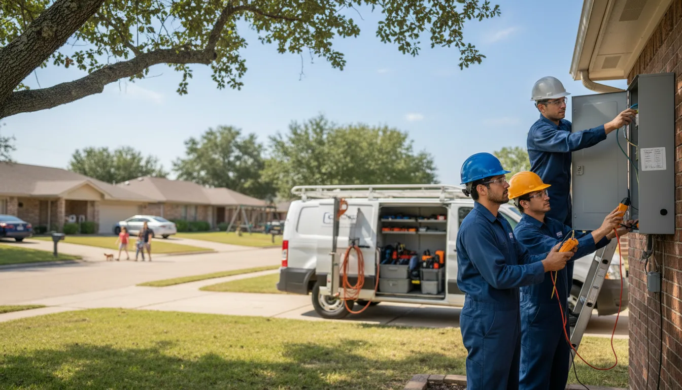 Certified electrician providing emergency electrical services in Chamois, MO
